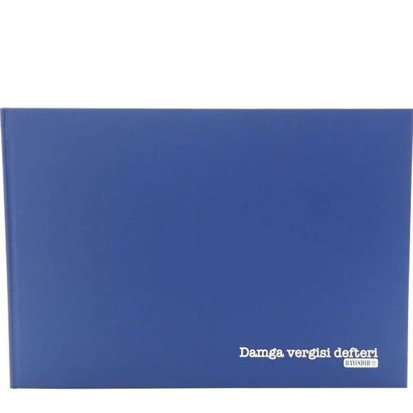 Bayındır BCD0580 96 Yaprak Ciltli Damga Vergisi Defteri