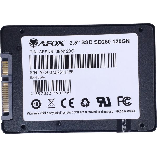 Afox 120GB 2.5'' 560-480MB-s SATA3 SSD SD250-120GN Ssd Harddisk