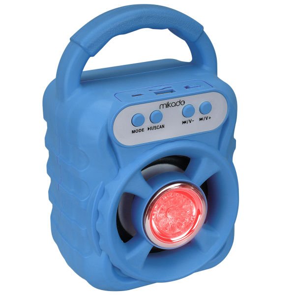 Mikado MD-BT65B 5W 800mAh 3.7V Mavi USB-TF Cart - Bluetooth Taşınabilir Speaker