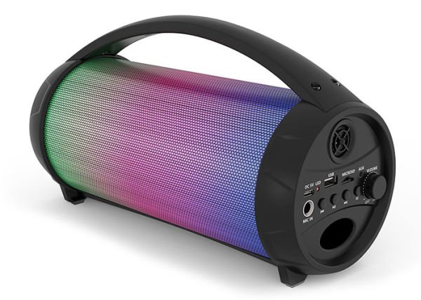 Mikado MD-193BT Siyah 1- 8W 1200mAh BT- USB-TF-AUX-TWS-Işıklı Speaker