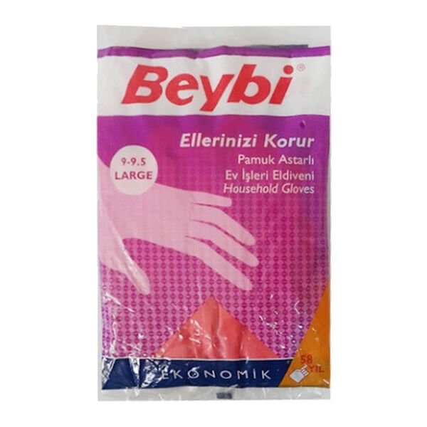 Beybi S Pamuk Astarlı Ev İşleri Eldiveni