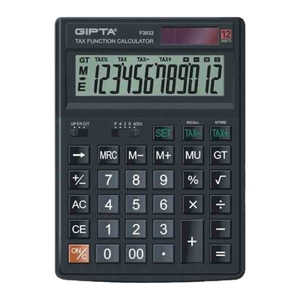 Gıpta F3032 12 Haneli Masaüstü Digit Hesap Makinesi