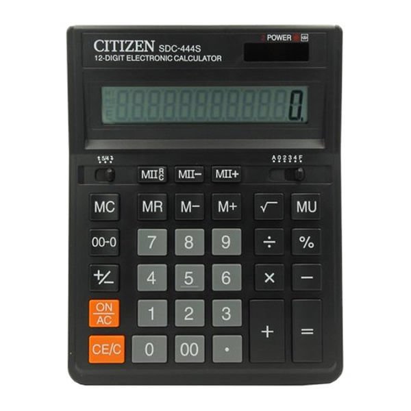 Citizen SDC-444S Büyük Hesap Makinesi