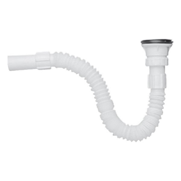 Ofis Beyaz Körüklü Lavabo Sifonu