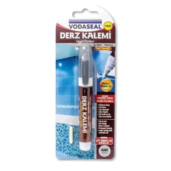 Vodaseal Gri Su Bazlı Kokusuz Derz Kalemi