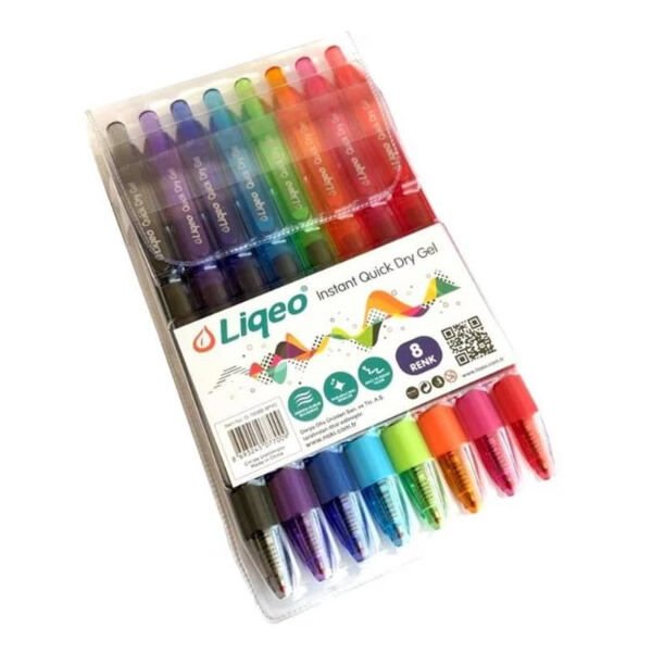 Noqi Liqeo Instand Dry Gel Pen 0,7 mm Siyah Roller Kalem