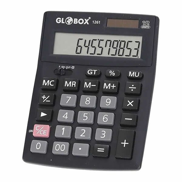 Globox 1261 12 Haneli Hesap Makinesi