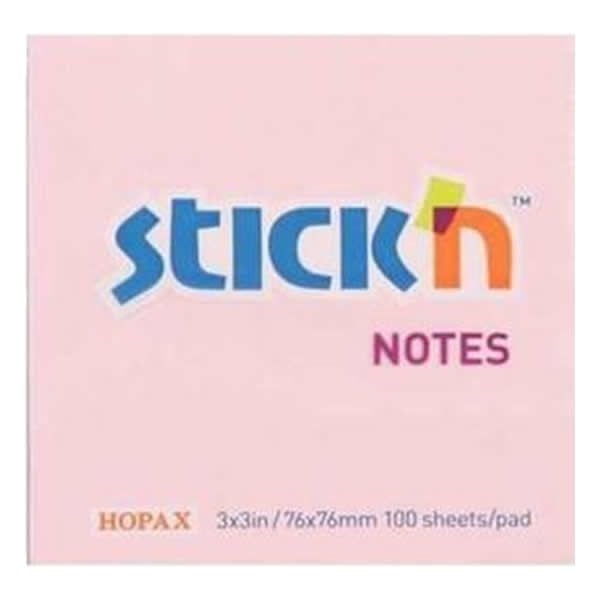 Gıpta Stickn 76x76 100 Yaprak Pastel Pembe Not Kağıdı