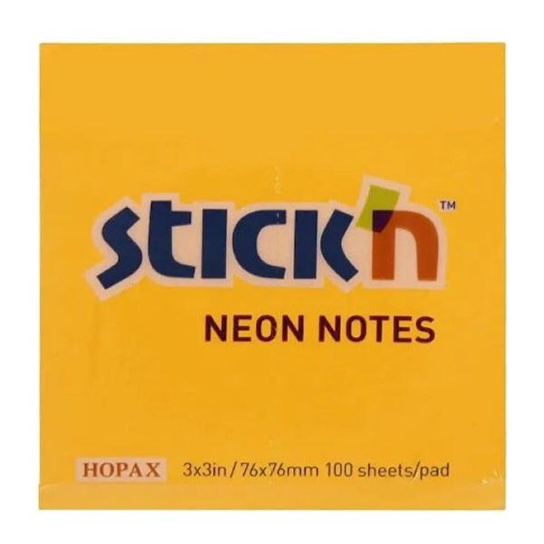 Gıpta Stickn 76x76 100 Yaprak Pastel Turuncu Yapışkan Not Kağıdı