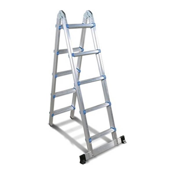 Seçkin 4+4 Basamaklı Çift Çıkışlı Pro Gold Alüminyum Merdiven