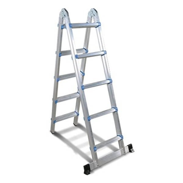 Seçkin 6+6 Basamaklı Çift Çıkışlı Pro Gold Alüminyum Merdiven