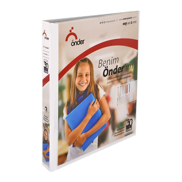 Önder 2003-5 2 Halkalı 3 cm Beyaz Firma Klasörü