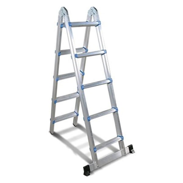 Seçkin 7+7 Basamaklı Çift Çıkışlı Pro Gold Alüminyum Merdiven