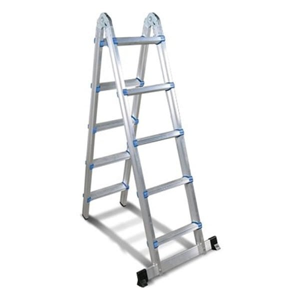 Seçkin 8+8 Basamaklı Çift Çıkışlı Pro Gold Alüminyum Merdiven