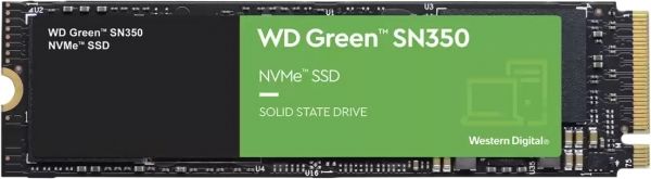 Wd 480GB Green SN350 WDS480G2G0C 2400-1650 MB-S M.2 NVMe SSD Harddisk
