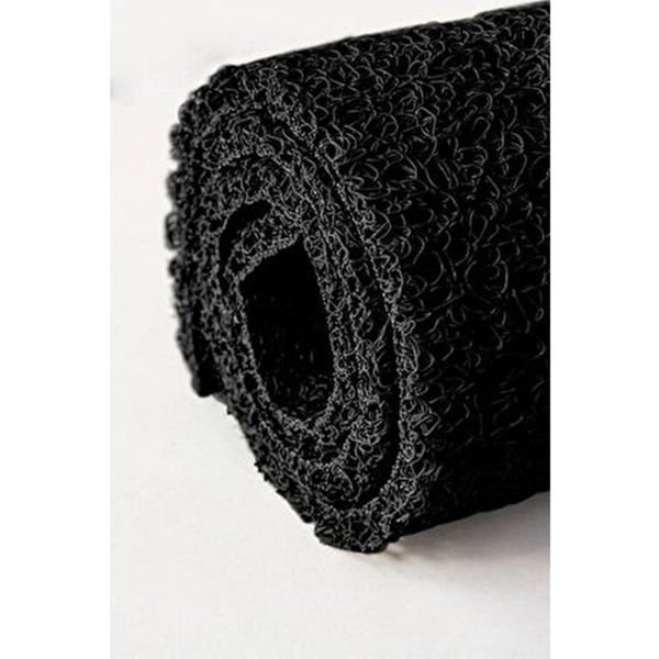 Kıvırcık Kesim Walk Mats Siyah Paspas 14mm 120cm