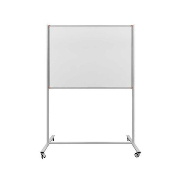 İnter INT-630 100cmX140cm Elegant Çerçeve Laminant Yüzeyli Tekerlek Ayaklı Beyaz Yazı Tahtası