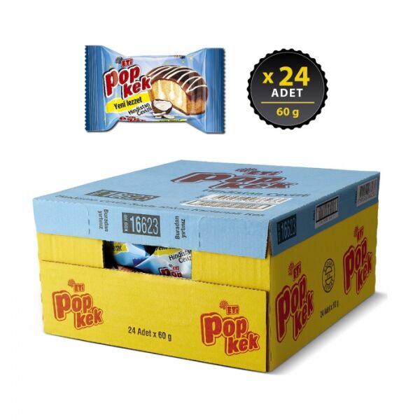 Eti Pop Kek Hindistan Cevizli 24lü 60gr