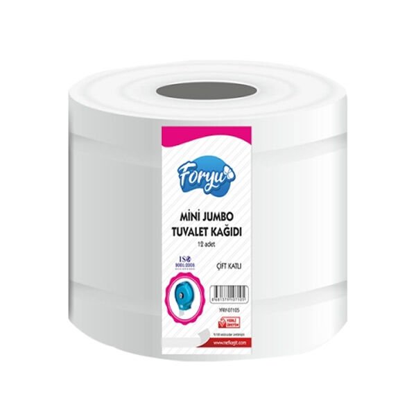 Foryu 12 li 2 Katlı Mini Jumbo Tuvalet Kağıdı