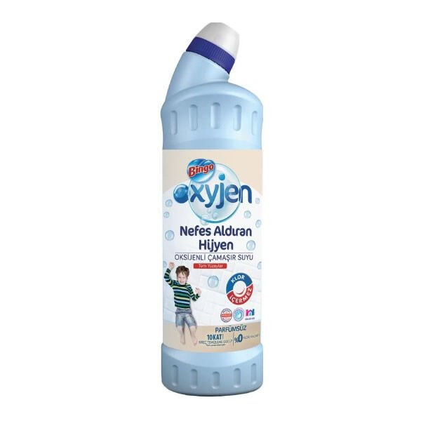 Bingo 750 ml Parfümsüz Oksijen Çamaşır Suyu