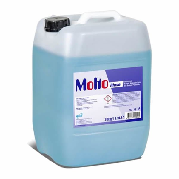 Molto Rinse 20,1 kg Endüstriyel Bulaşık Makineleri İçin Sıvı Bulaşık Deterjanı