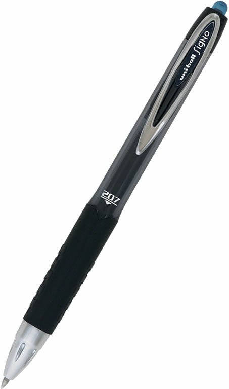 Uni-Ball UMN-207  07 mm  Siyah Signo Mekanik Jel Kalem