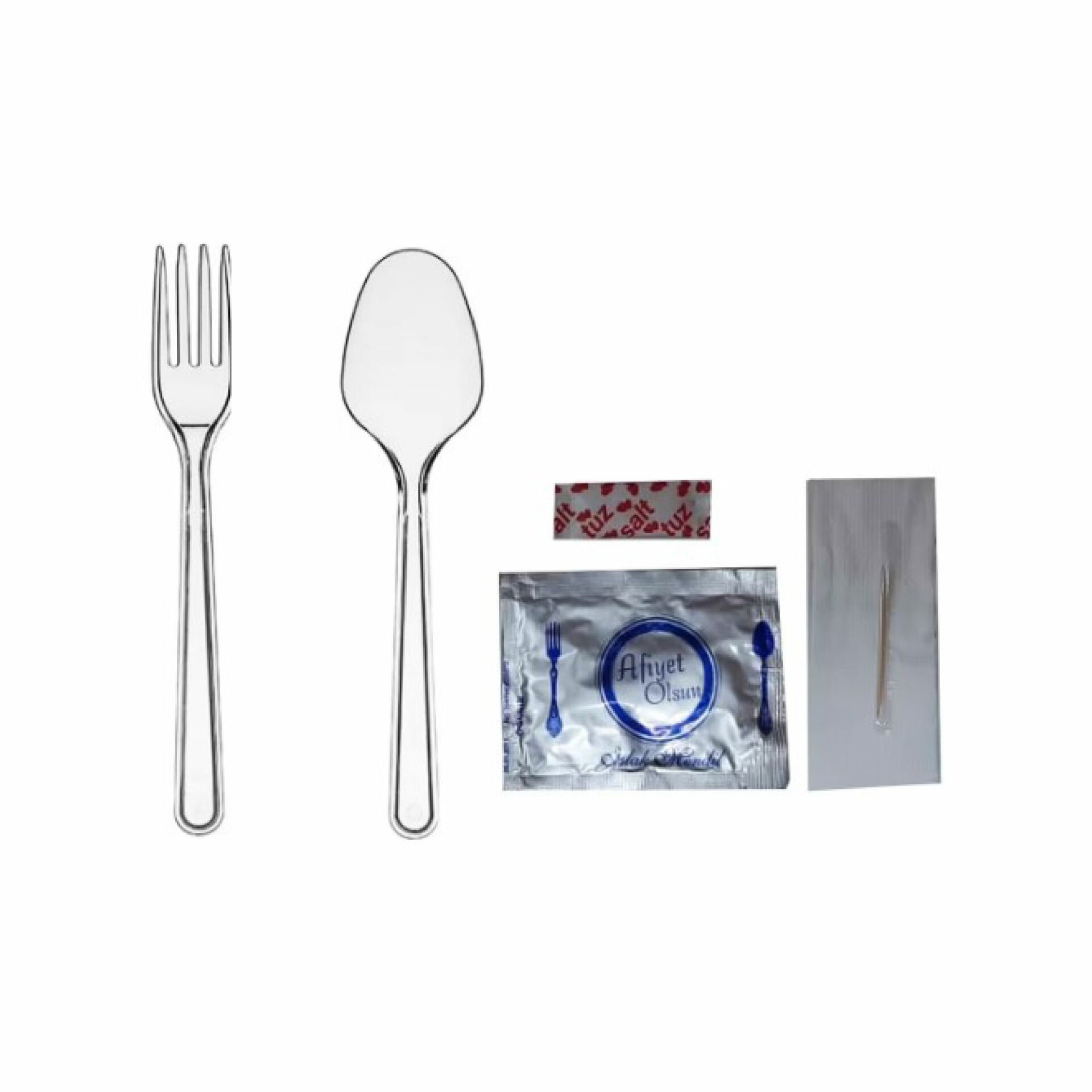 Tekplast D-0476 6 lı Plastik Yemek Seti