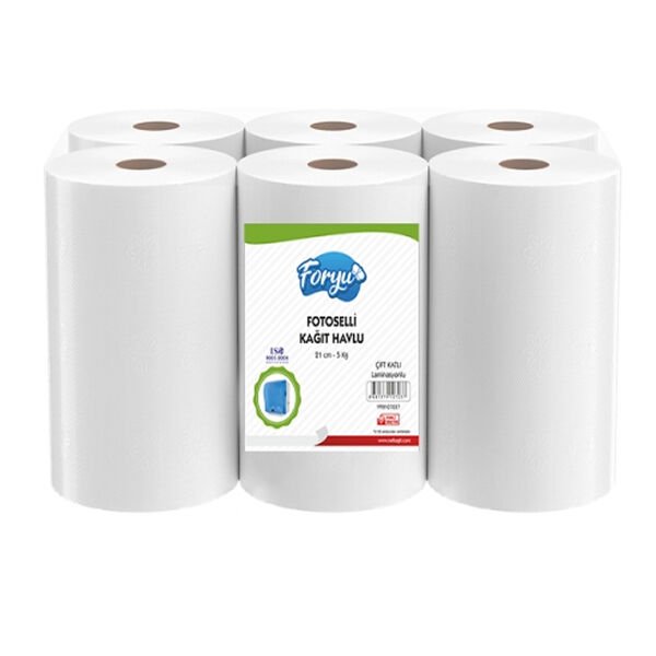 Foryu 21 cm 3,5 kg Hareketli Çift Katlı Kağıt Havlu