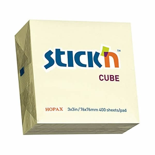 Gıpta Stickn 76X76 400 Yaprak Pastel Sarı Not Kağıdı