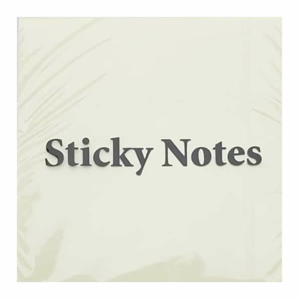 Gıpta Stickn 76x76 400 Yaprak Pastel Sarı Not Kağıdı
