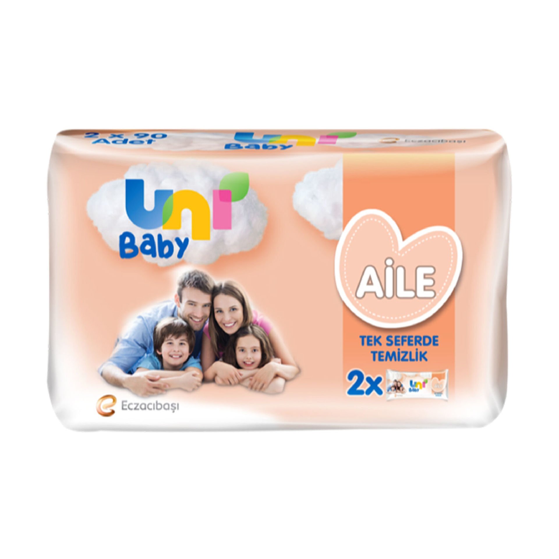 Uni Baby 90 lı Aile Islak Mendil