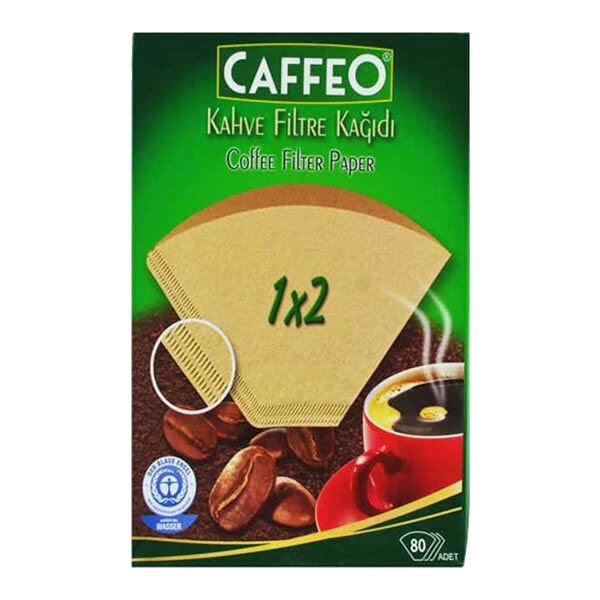 Caffeo 1x2 Filtre Kahve Kağıdı 80li