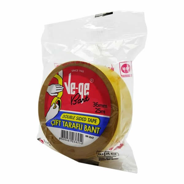 Vege 36x25 Askılı Çift Taraflı Bant