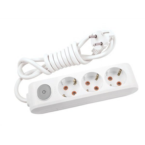 Viko 3 lü 3 mt Anahtarlı Grup Priz