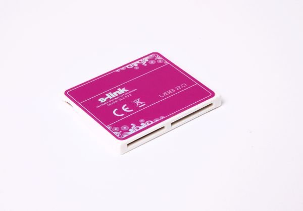 S-link SLX-A72 Usb 2.0 Çoklu Slim Kırmızı Kart Okuyucu
