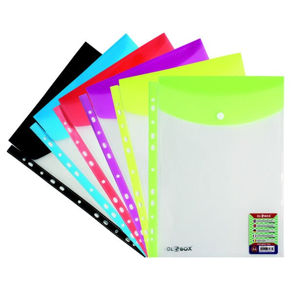 Globox 6463 Neon Üsten Çıtçıt Dosya