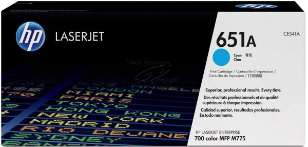 HP 651A Cyan Mavi 16.000 Sayfa Toner CE341A