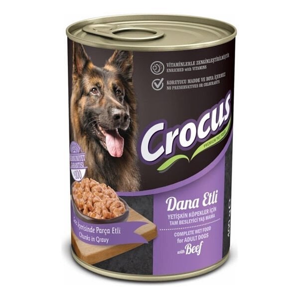 Crocus 400 gr Dana Etli Yetişkin Köpek Yaş Mama
