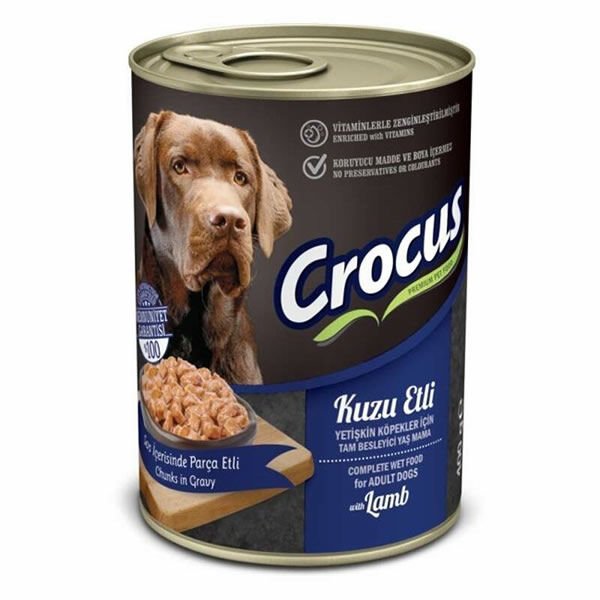 Crocus 400 gr Kuzu Etli Yavru Köpek İçin Sos İçinde Parça Etli Mama