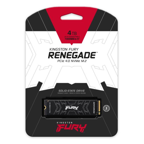 Kingston 4TB FURY Renegade PCIe 4.0 NVMe M.2 SSD Disk