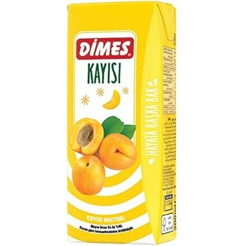 Dimes 27 li  200 ml Kayısı Nektarı Meyve Suyu