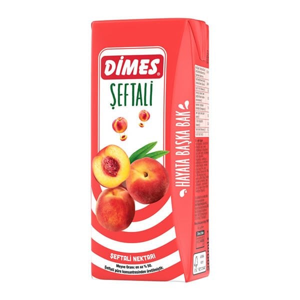 Dimes 27 li 200 ml Şeftali Nektarı Meyve Suyu