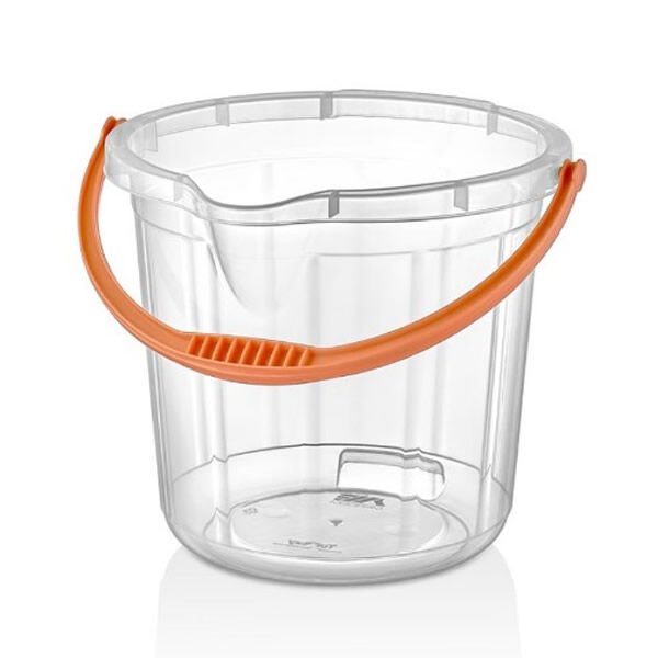 Merdem 13 lt Füme Plastik Temizlik Kovası Füme