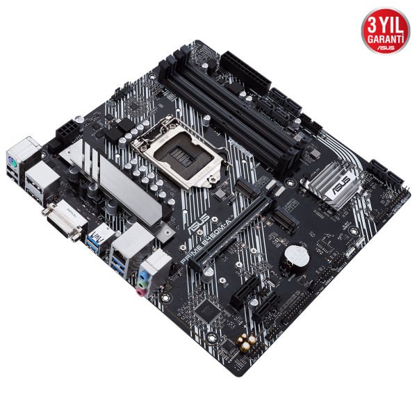 Asus Prime B460M-A Intel LGA1200 10.Nesil 128Gb DDR4 2933MHz M2 Dp-Hdmi-Dvi mATX Anakart
