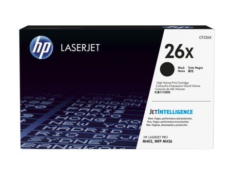 HP 26X Black Siyah Yüksek Kapasite 9.000 Sayfa Toner CF226X