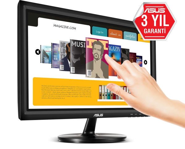 Asus 15.6'' VT168H Led 10Ms Hdmı 1366X768 3Yıl Vga Monitör