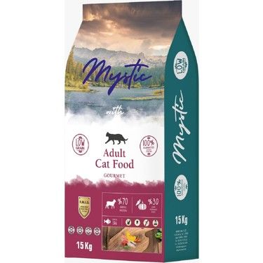 Mystic Az Tahıl Yetişkin Kedi Maması Tavuklu 1,5kg