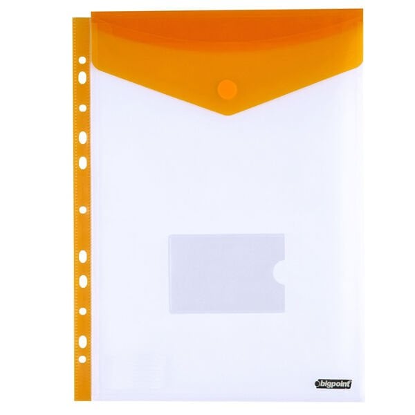 Bigpoint BP251 Turuncu 11 Delikli Dik Cırtlı Dosya