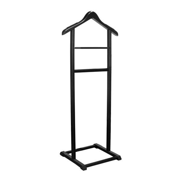 Dilsiz Uşak Siyah Ahşap Askılık