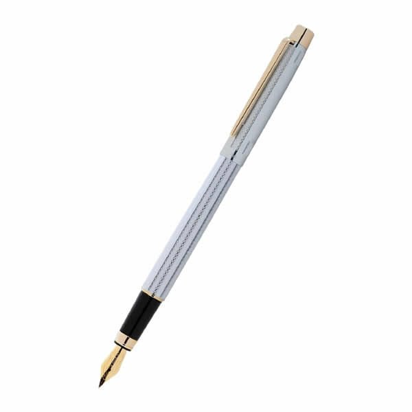 Scrikss 722W Gold Krom Balıksırtı Dolma Kalem